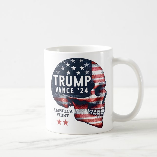 Mug Trump Vance 2024 Amérique d'abord (Droite)
