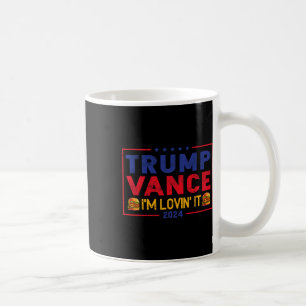 Mug Trump Vance J'adore Ce Hamburger 2025 