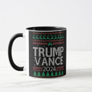 Mug Trump Vance Noël Vilaines élections de Noël