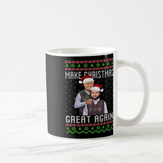 Mug Trump Vance T-shirts Frères rendent Noël de nouvea (Droite)
