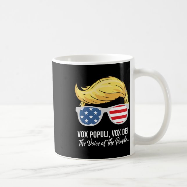 Mug Trump Vox Populi Vox Dei Voix Du Peuple Élu (Droite)