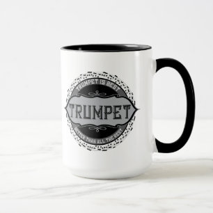 Mug Trumpet Best Music Note Circle