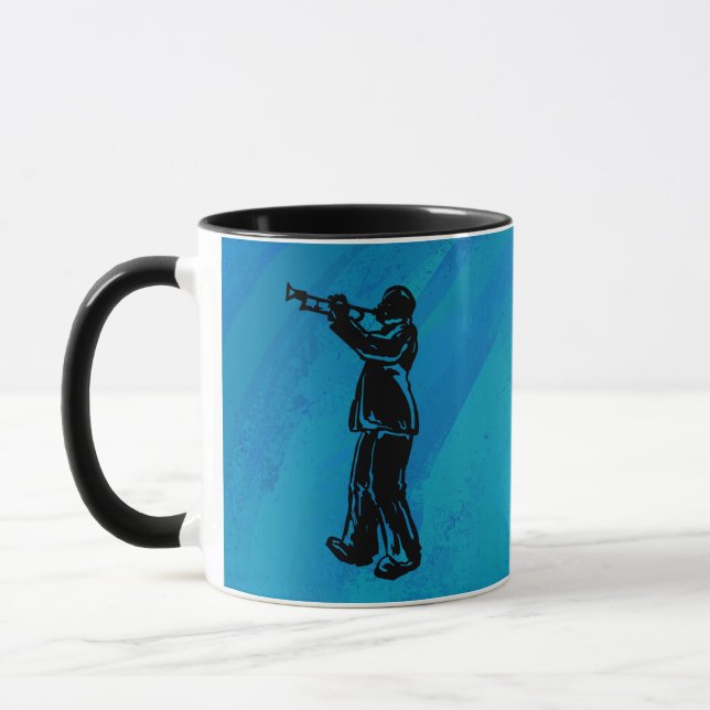 Mug Trumpet bleu New York Boogie Nuits (Gauche)