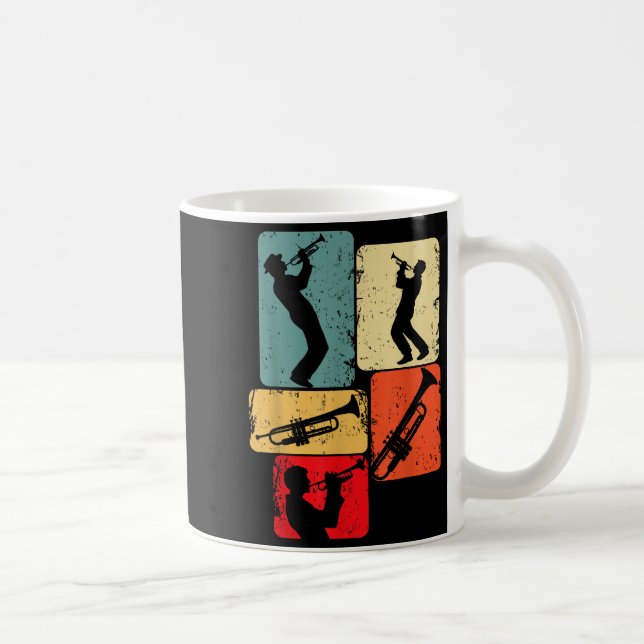 Mug Trumpet Trumpeter Jazz Musician Boys Men  (Droite)