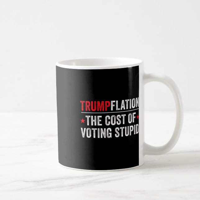 Mug Trumpflation - Drôle libéral et progressiste  (Droite)