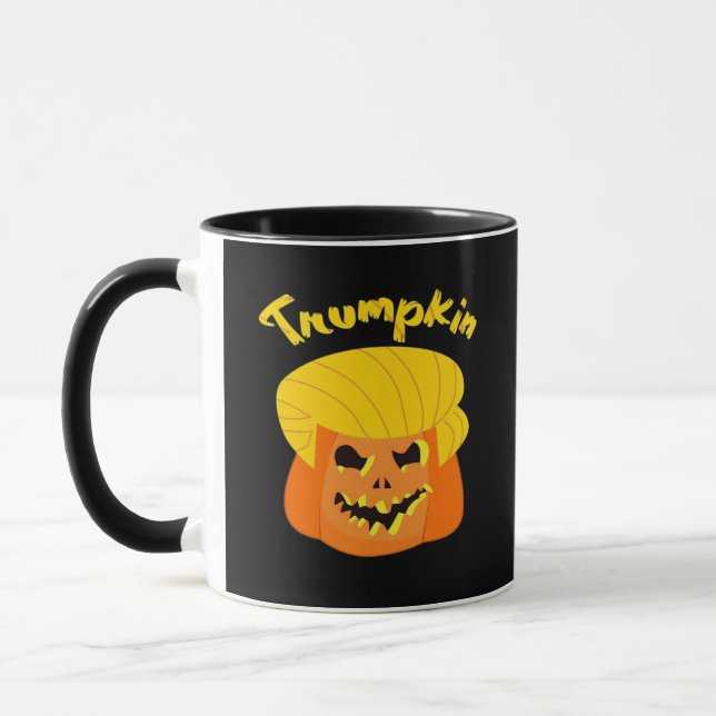 Mug Trumpkin Citrouille Halloween Design - Retro Sloga (Gauche)