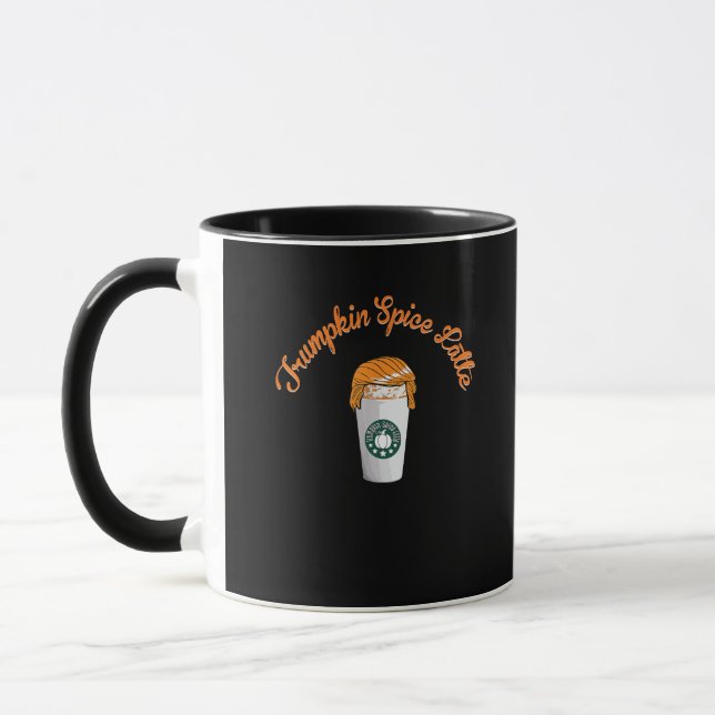 Mug Trumpkin Citrouille Spice Latte Café de vacances (Gauche)