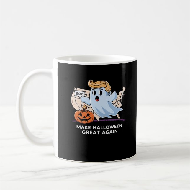 Mug Trumpkin Funny Halloween Boo - Make Halloween Grea (Gauche)