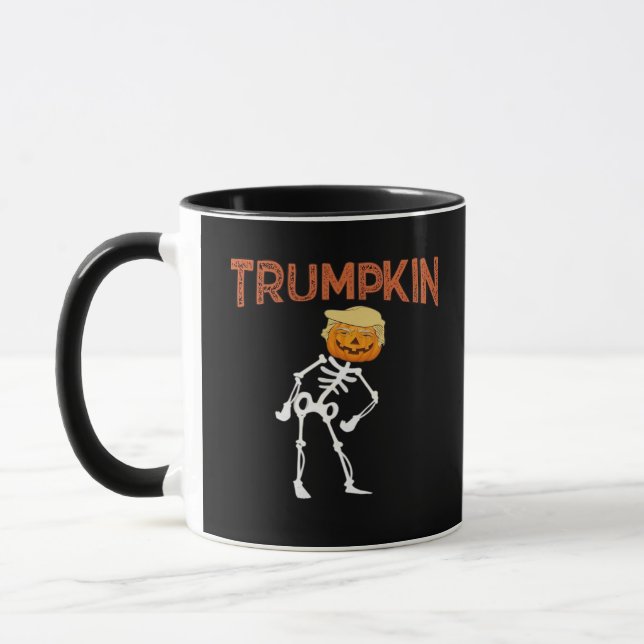 Mug Trumpkin Halloween Funny Classic (Gauche)