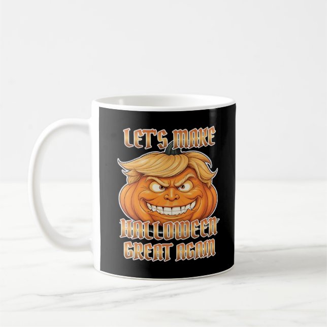 Mug Trumpkin Rendons Halloween grand à nouveau classiq (Gauche)