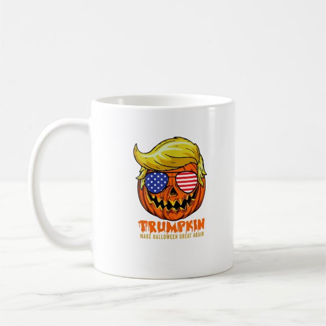 Mug Trumpkin Usa Rendre Halloween super encore drôle (Gauche)