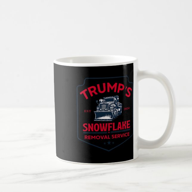 Mug Trump's Snowflake Removal Service Funny Trump 2024 (Droite)