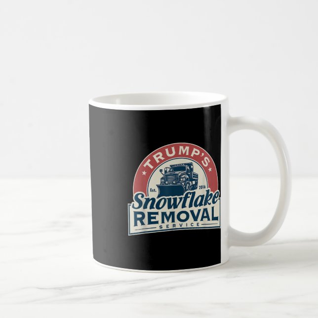 Mug Trumps Snowflake Service de suppression Funny Trum (Droite)