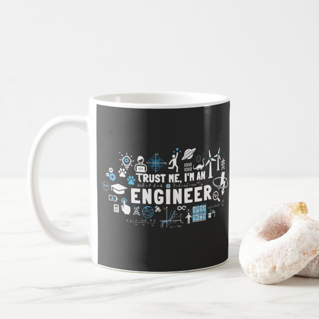 Mug TRUST ME, I'M AN ENGINEER feat Maxwell (Avec donut)