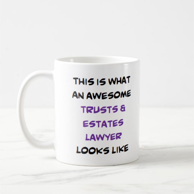 Mug trusts & immobilier avocat, génial (Gauche)