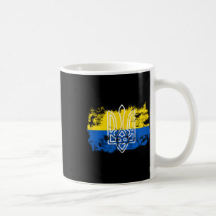 Mug Tryzub Debout Uni Avec L'Ukraine Trident Ukrainien