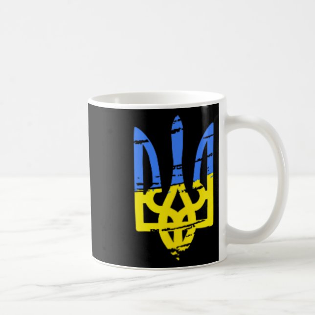Mug Tryzub Ukraine Trident ukrainien Militaire  (Droite)