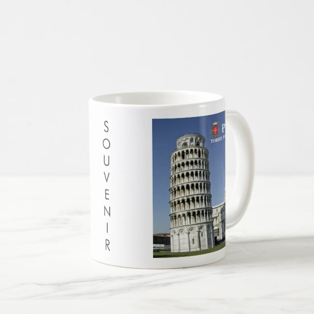 Mug TSC096 TOUR PENCHÉE de Pise, Toscane, (Devant droit)