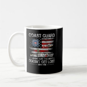 Mug Tshirt vétéran de la Garde côtière USCG American F