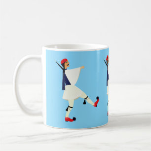 Mug Tsolias (Evzones) avec fustanella Grèce souvenir