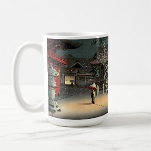 Mug Tsuchiya Koitsu - Neige au temple de Nezu