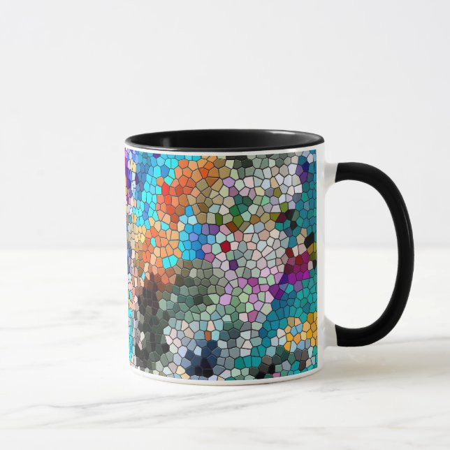 Mug TTEQOTGCubismINV SGDRKDP BLUE (Droite)