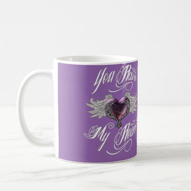 Mug Tu As Mon Coeur Rose (Gauche)