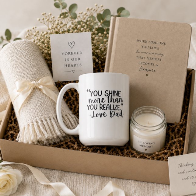 Mug « Tu brilles plus que tu ne le réalises – Avec amo (Créateur téléchargé)