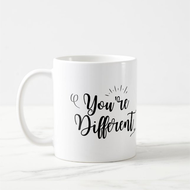 Mug "Tu Es Différent" (Gauche)