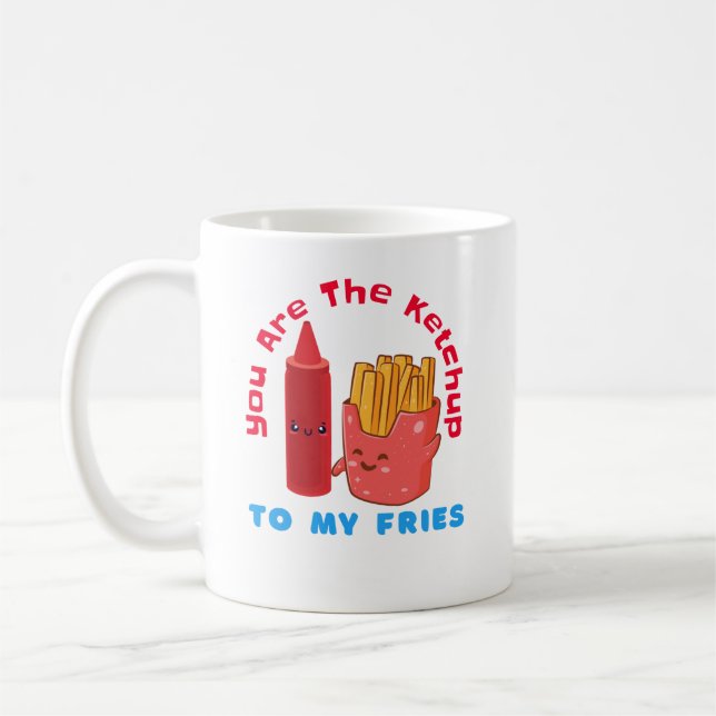 Mug Tu Es Ketchup À Mon FriesMug (Gauche)