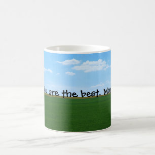 Mug "Tu es le meilleur, Maman" Paysage Personnalisable