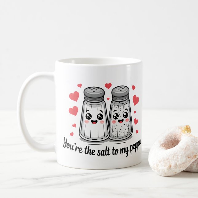 Mug Tu es le sel pour mon poivre (Avec donut)