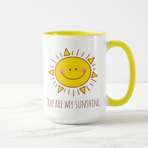 Mug Tu Es Mon Soleil Joyeux Jour Ensoleillé