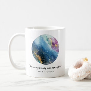 Mug Tu es mon soleil, ma lune et mes étoiles, cadeau