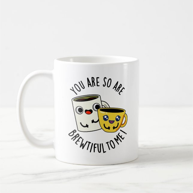 Mug Tu Es Si Bref Pour Moi Drôle Pun De Café (Gauche)