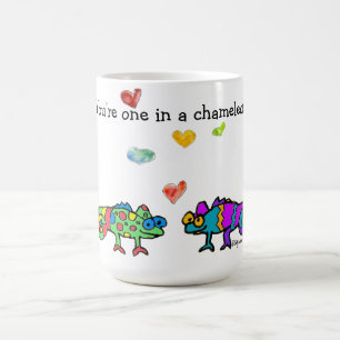 Mug Tu es un dans un caméléon