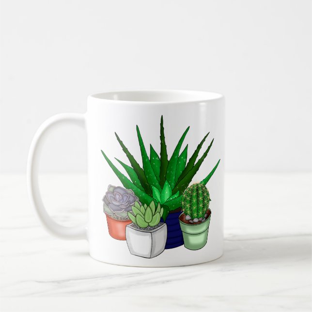 Mug Tu M'As Eu À Aloe | Funny Plante Pun (Gauche)