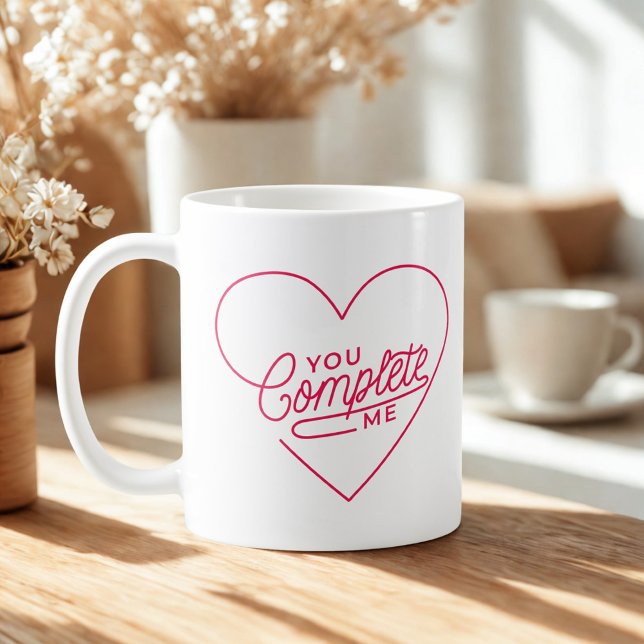 Mug Tu Me Complètes Photo (Créateur téléchargé)