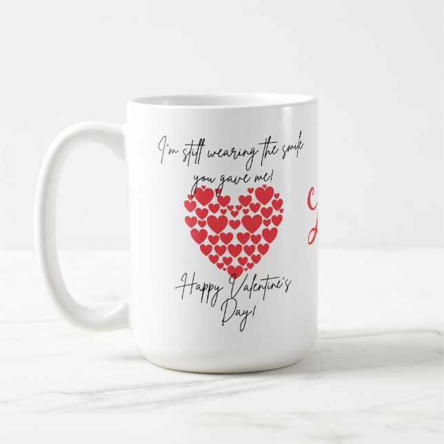 Mug Tu me fais sourire Saint-Valentin (Gauche)