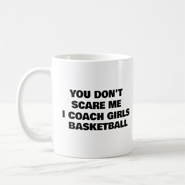 Mug Tu ne me fais pas peur J'enseigne aux filles BASKE (Gauche)