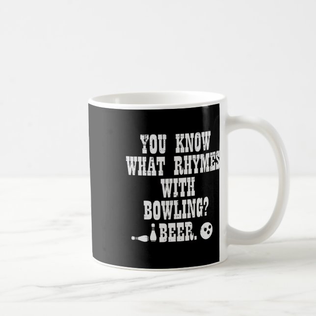 Mug Tu Sais Ce Qui Récit Avec Bowling Funny Bowler Tea (Droite)