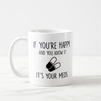 Mug Tu sais que c'est tes médicaments, la médecine étu