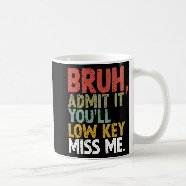 Mug Tu vas me manquer la clé basse (Droite)