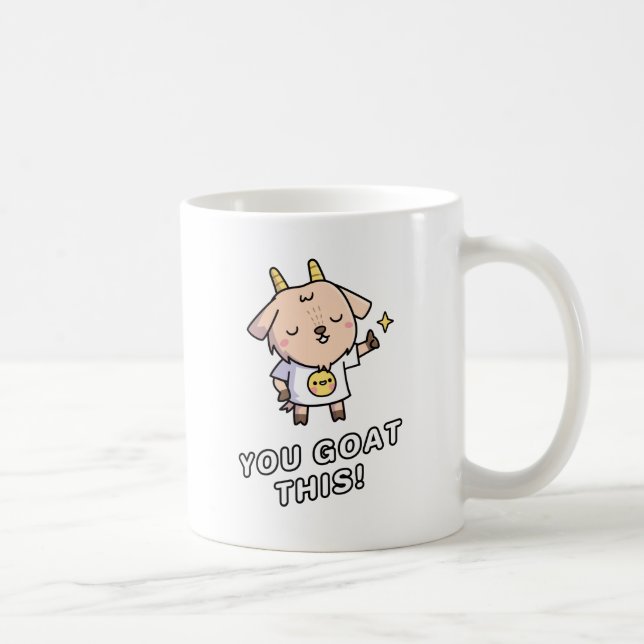 Mug Tu Veux Ça, Mignonne Pun De Chèvre (Droite)