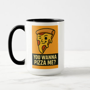 Mug Tu Veux Me Pizza ? - tranche de sable