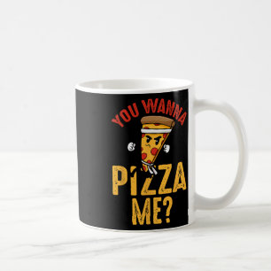 Mug Tu Veux une Pizza de Moi Drôle Ninja Karaté Mignon