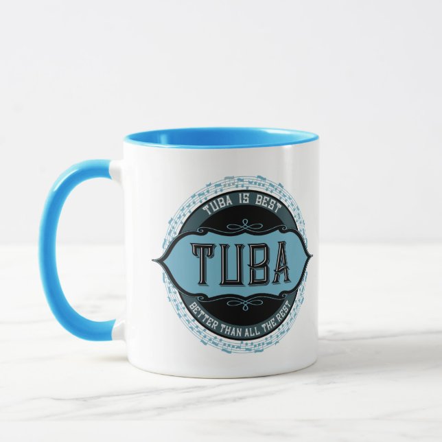 Mug Tuba Music Note Circle (Gauche)