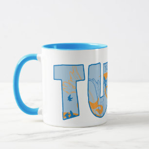 Mug Tuba Texte Motif Art Abstrait Musique Cadeau