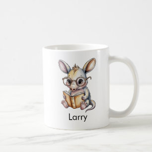 Mug Tuberculeux mignon lisant un livre personnalisé