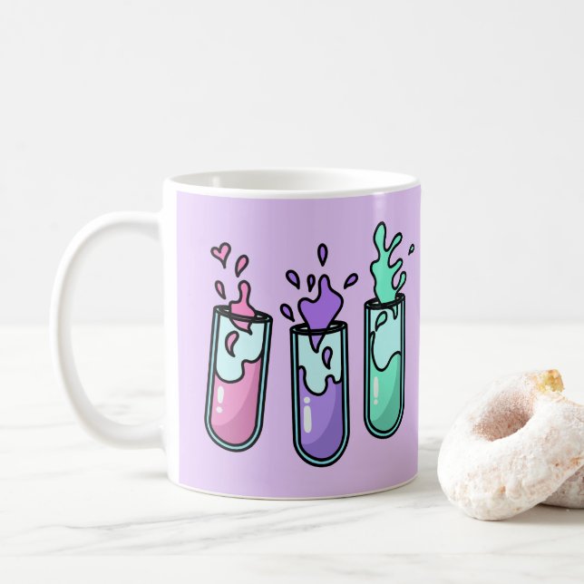 Mug Tubes à essai turbulents (Avec donut)